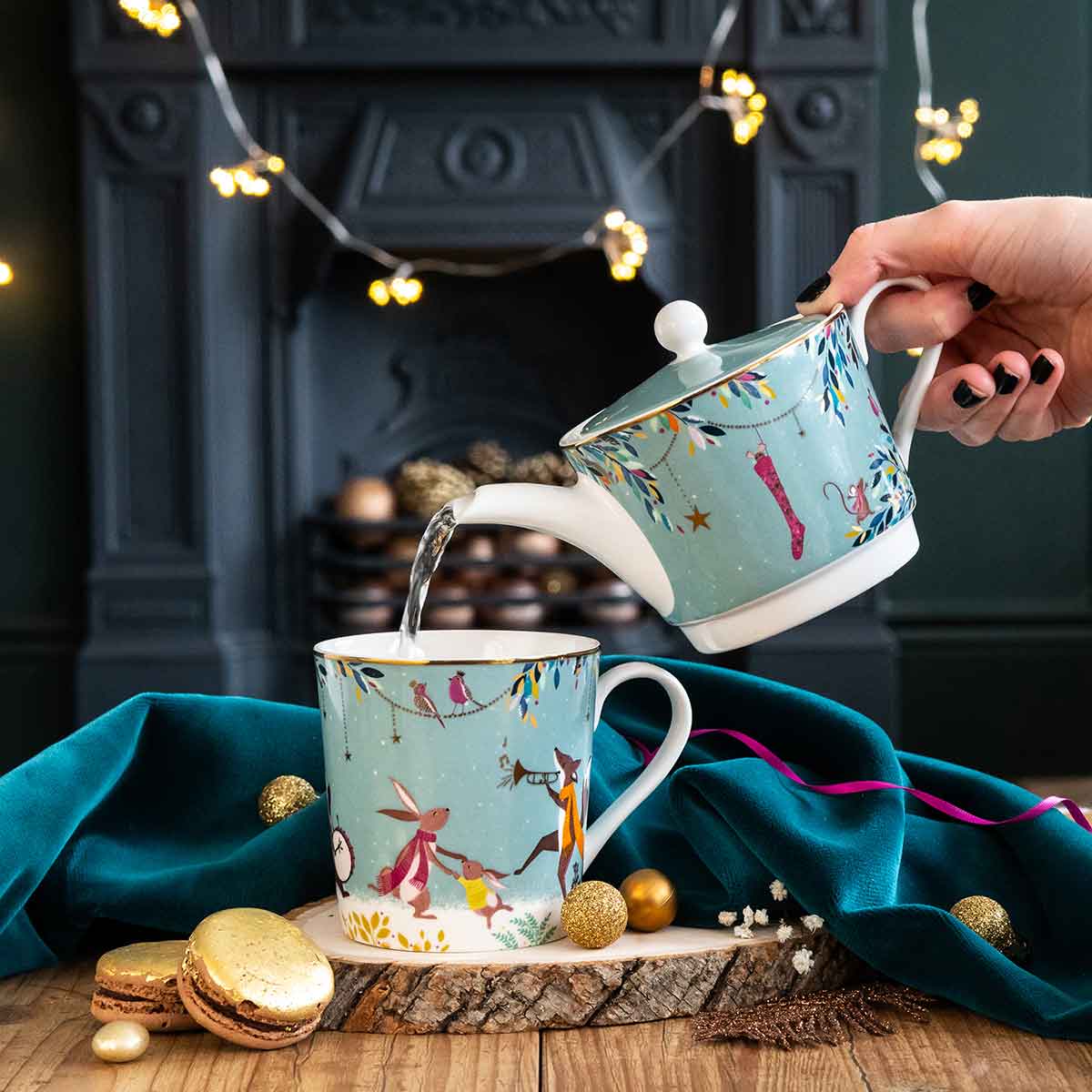 Sara Miller Woodland Tales Tea for One, Merry Band image number null